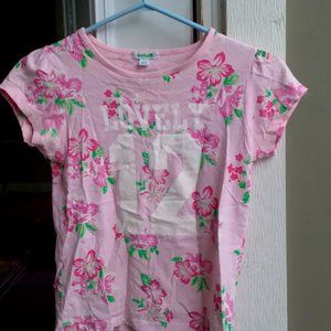 Pink Hibiscus Tee